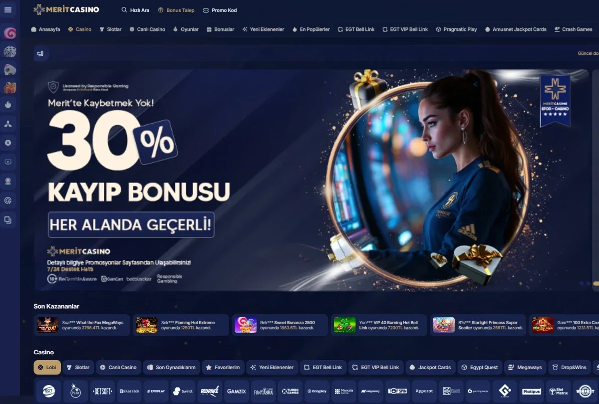 Merit Casino ekran görüntüsü